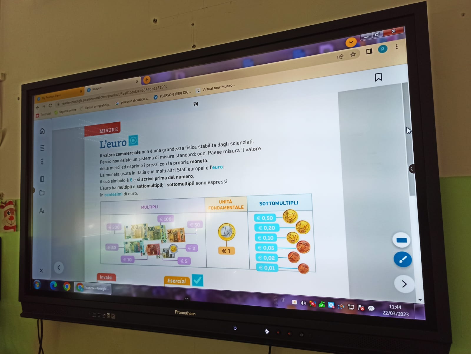 Monitor touch