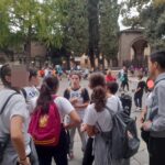 Un momento della gara
